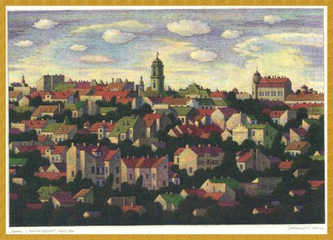 A Landscape with the Town-hall